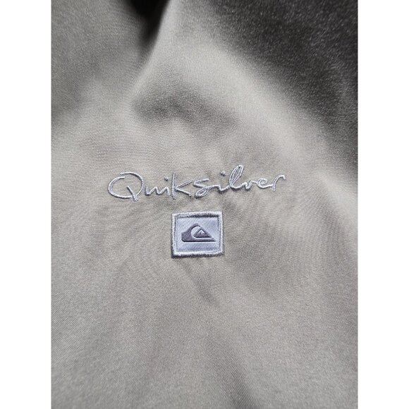 VTG Quicksilver Windbreaker Jacket Men’s XXL Brown Lightweight Full Zip 09/2012 - Picture 6 of 16